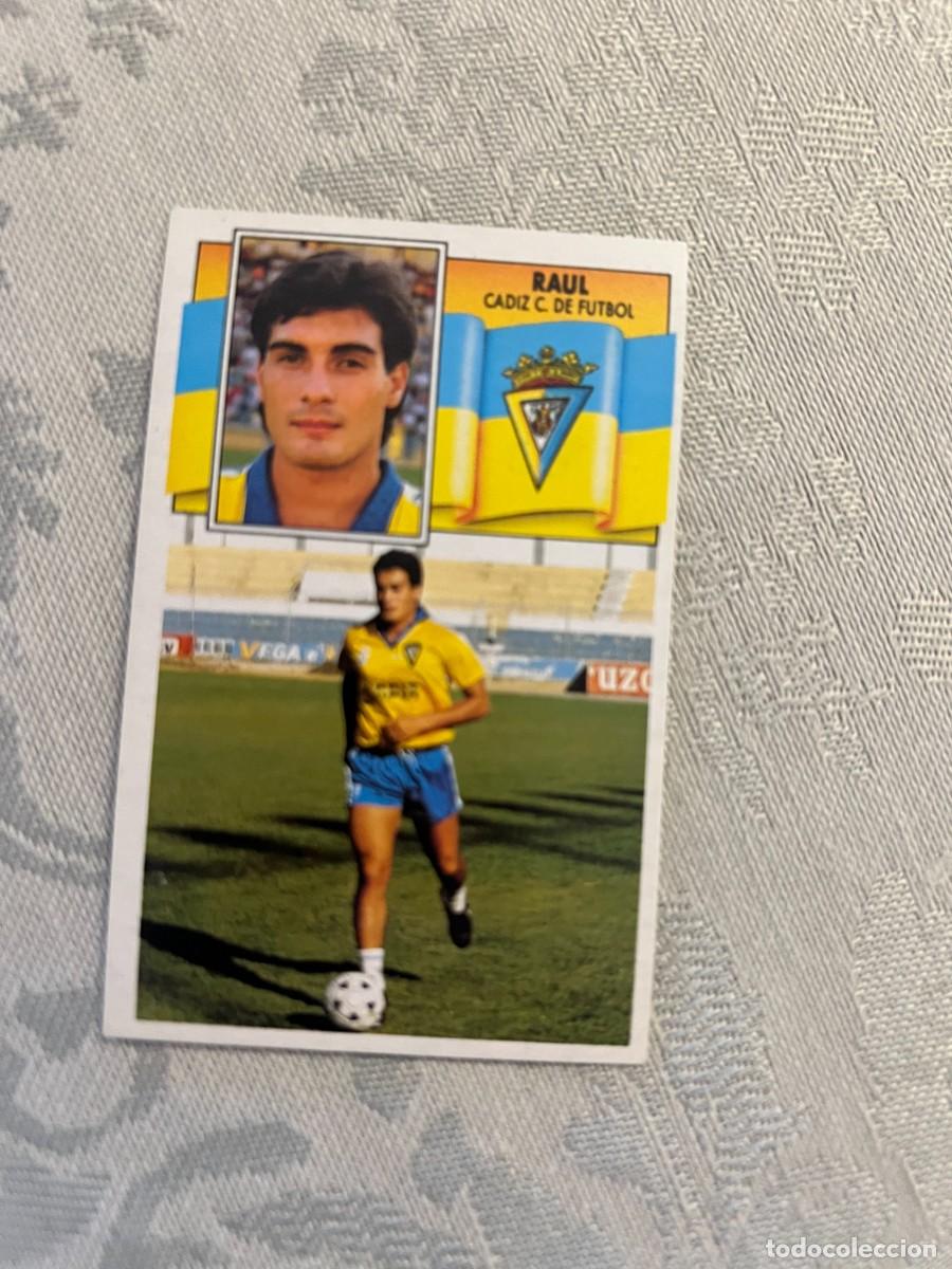 Cromos de F&uacute;tbol: RA&Uacute;L C&Aacute;DIZ NUEVO EDICIONES ESTE 1990/91 90-91