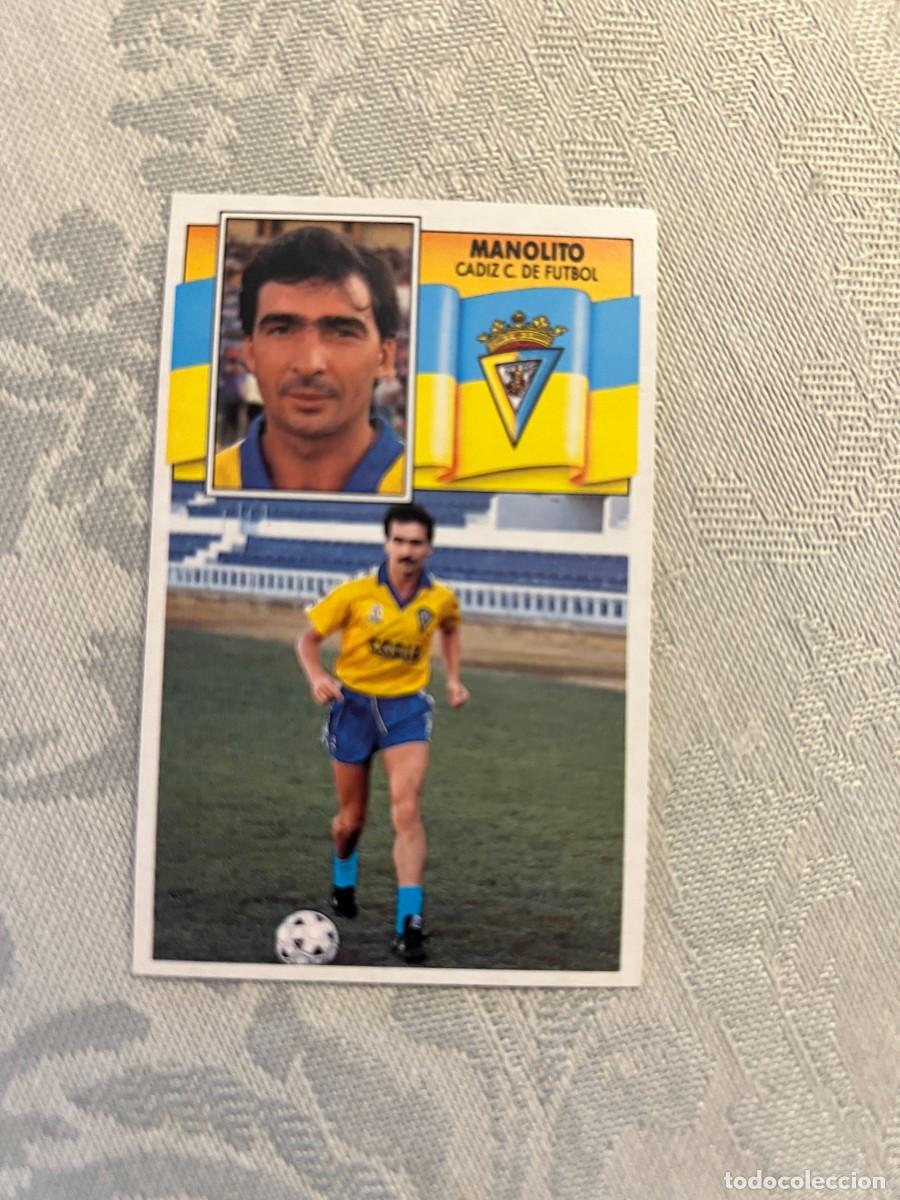 Cromos de F&uacute;tbol: MANOLITO C&Aacute;DIZ NUEVO EDICIONES ESTE 1990/91 90-91