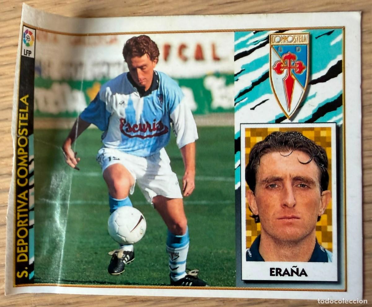 Cromos de F&uacute;tbol: ERA&Ntilde;A BAJA COMPOSTELA 97 98 1997 1998 LIGA EDICIONES ESTE VENTANILLA STICKER