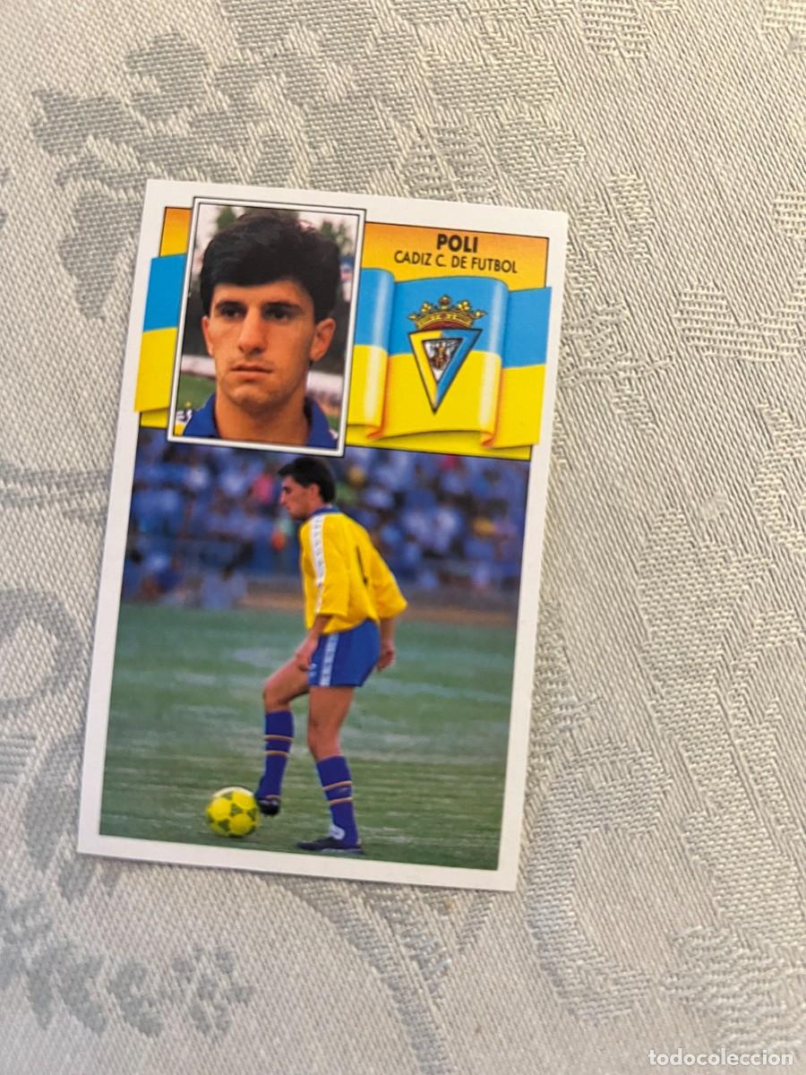 Cromos de F&uacute;tbol: POLI C&Aacute;DIZ NUEVO EDICIONES ESTE 1990/91 90-91