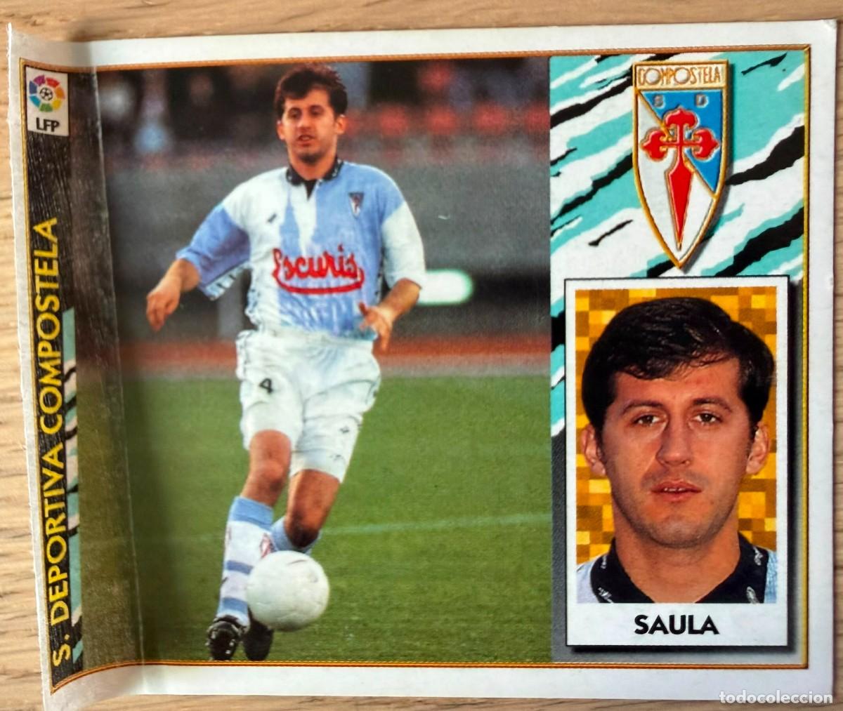 Cromos de F&uacute;tbol: SAULA COMPOSTELA 97 98 1997 1998 LIGA EDICIONES ESTE VENTANILLA STICKER