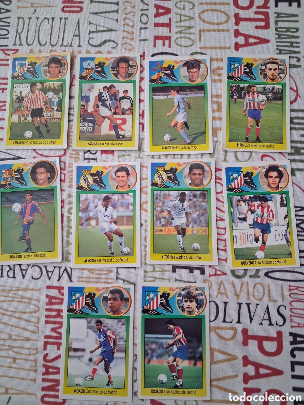 Cromos de F&uacute;tbol: 70 fichajes y colocas este 93/94 carton recuperados