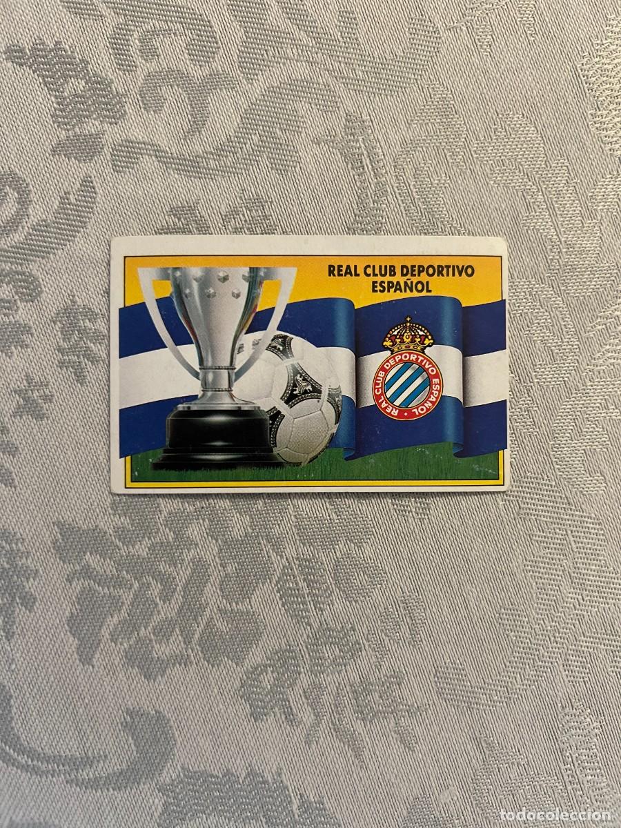 Cromos de F&uacute;tbol: ESCUDO ESPA&Ntilde;OL NUEVO EDICIONES ESTE 1990/91 90-91