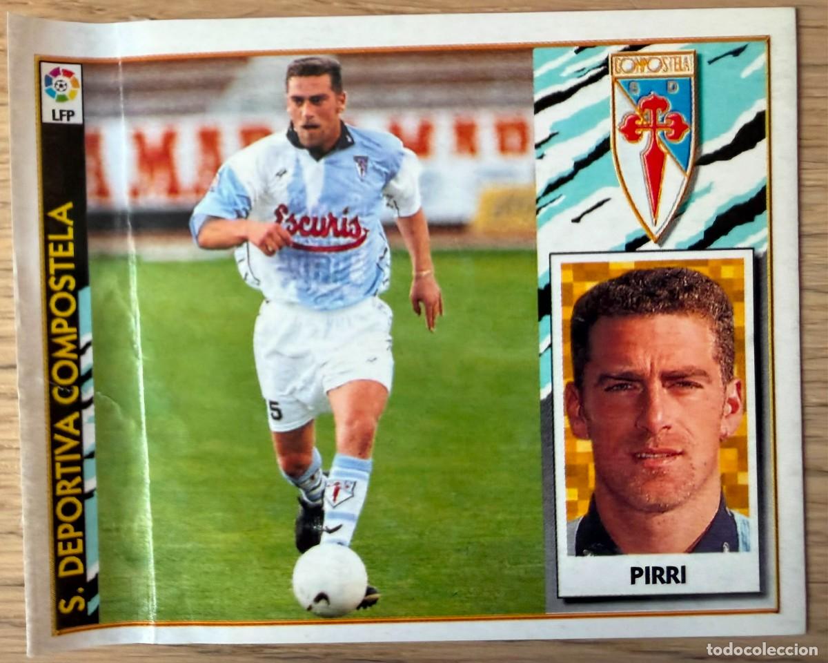 Cromos de F&uacute;tbol: PIRRI COMPOSTELA 97 98 1997 1998 LIGA EDICIONES ESTE VENTANILLA STICKER