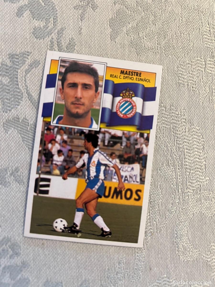 Cromos de F&uacute;tbol: MAESTRE ESPA&Ntilde;OL NUEVO EDICIONES ESTE 1990/91 90-91