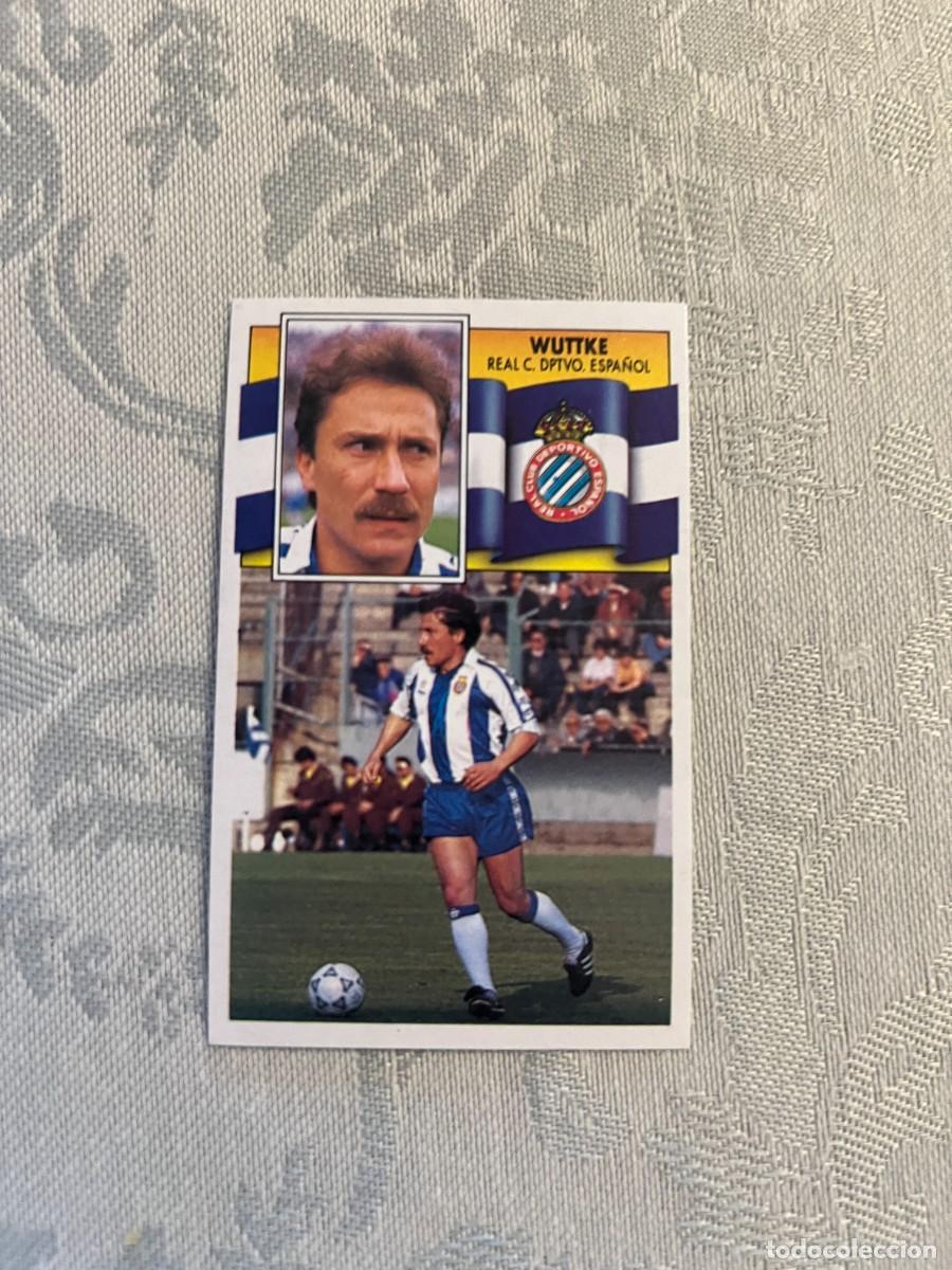 Cromos de F&uacute;tbol: WUTTKE ESPA&Ntilde;OL NUEVO EDICIONES ESTE 1990/91 90-91