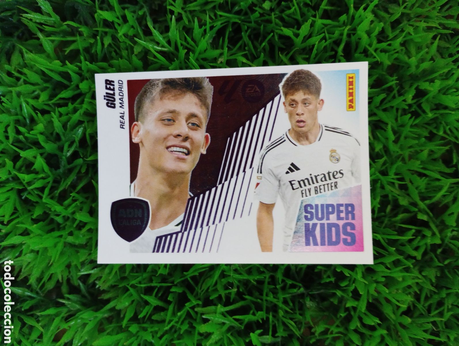 Cromos de F&uacute;tbol: Guler Real Madrid SUPER KIDS Liga Este 25-26 # 10 NUNCA PEGADO