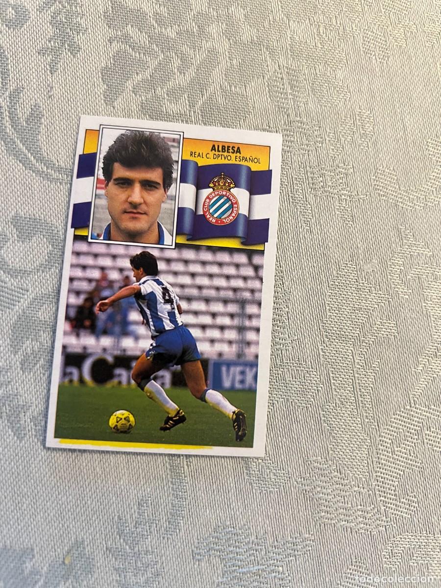 Cromos de F&uacute;tbol: ALBESA ESPA&Ntilde;OL NUEVO EDICIONES ESTE 1990/91 90-91