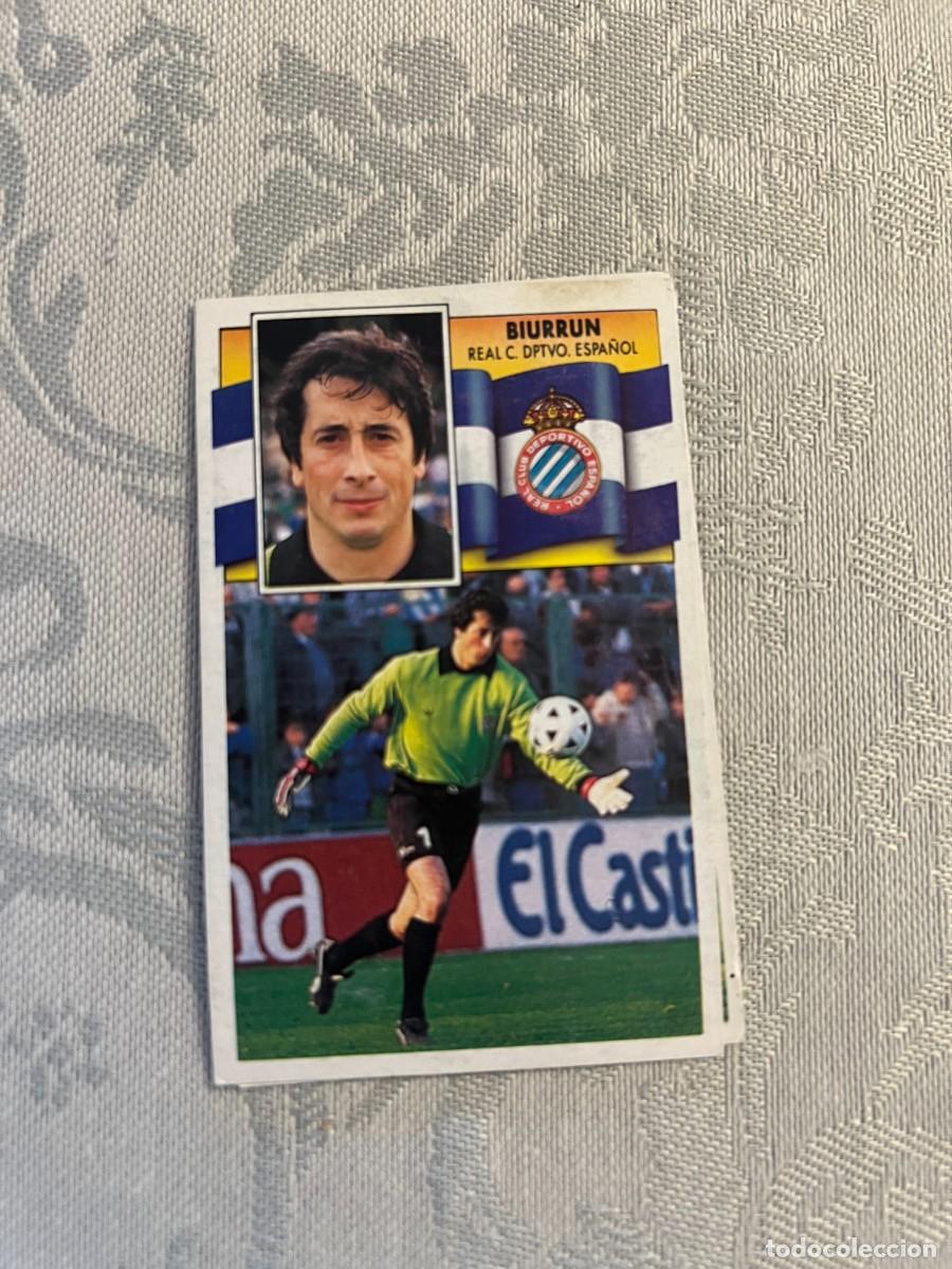 Figurine di Calcio: BIURRUN ESPA&Ntilde;OL NUEVO EDICIONES ESTE 1990/91 90-91