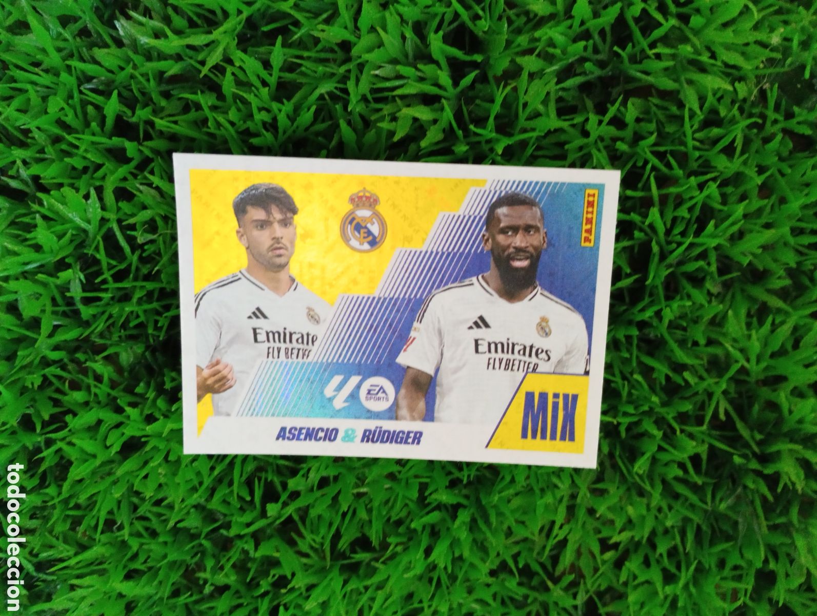 Cromos de Futebol: Asencio -Rudiger Real Madrid MIX Liga Este 25-26 # 3 NUNCA PEGADO
