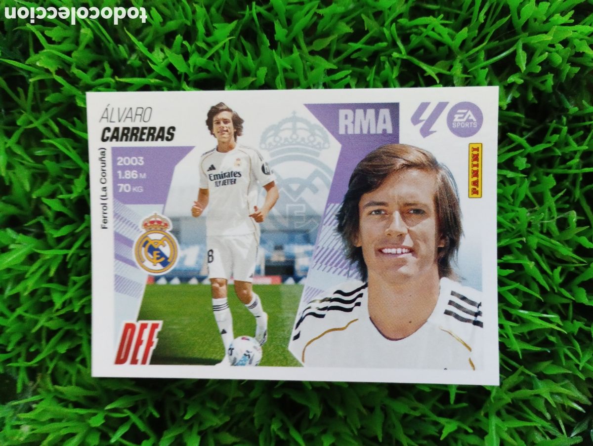Figurine di Calcio: Carreras Real Madrid FICHAJES Liga Este 25-26 # 18 NUNCA PEGADO