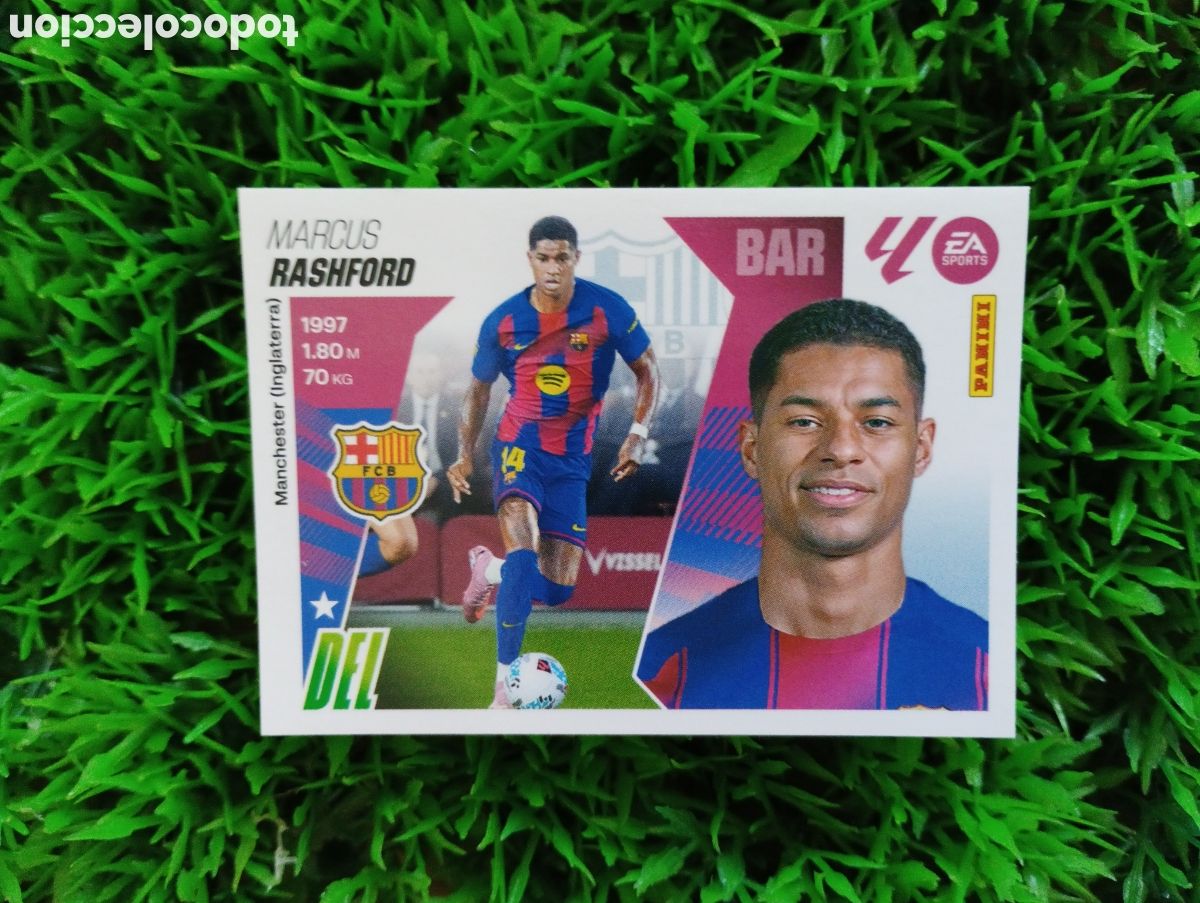 Figurine di Calcio: Rashford Barcelona FICHAJES Liga Este 25-26 # 20 NUNCA PEGADO
