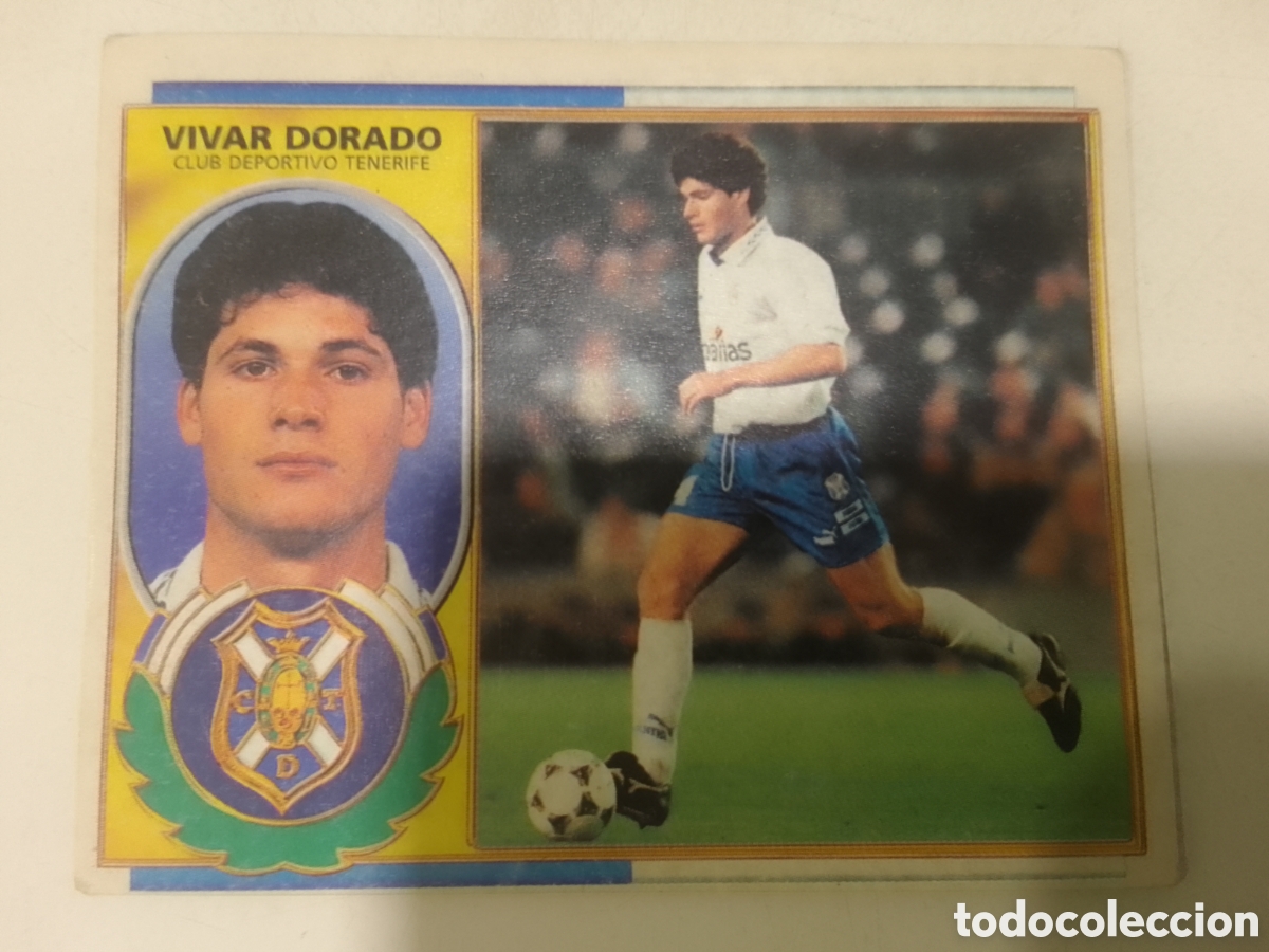 Figurine di Calcio: Colecciones Este 96-97 Vivar Dorado &bull; Tenerife.