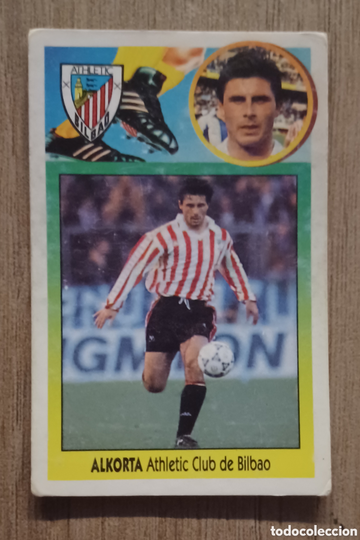 Cromos de F&uacute;tbol: CROMO ALKORTA BAJA ATHLETIC BILBAO EDICIONES ESTE FUTBOL LIGA ESPA&Ntilde;A 93 94 CARTON NUNCA PEGADO