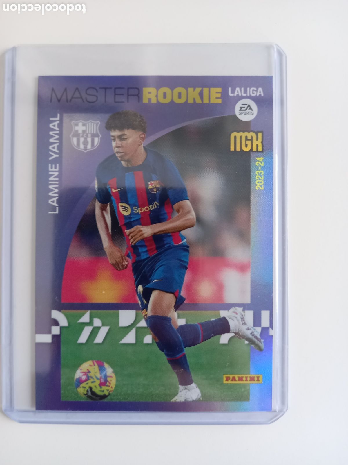 Cromos de F&uacute;tbol: Carta Lamine Yamal Master Rookie LaLiga 23-24