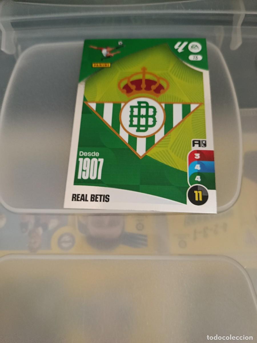 Cromos de F&uacute;tbol: Adrenalyn 24/25. 73- Escudo. Real Betis.