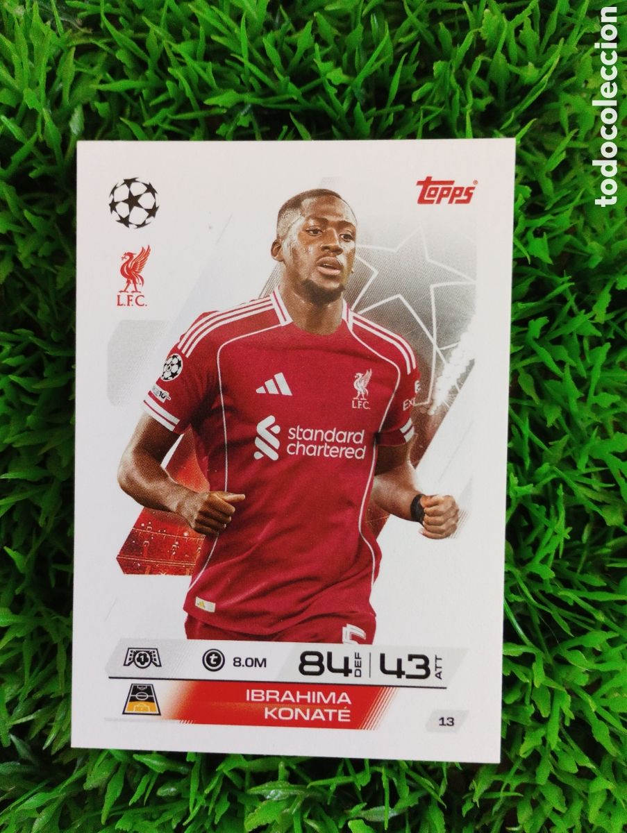 Football Stickers: Konate Liverpool Match Attax 25-26 # 13