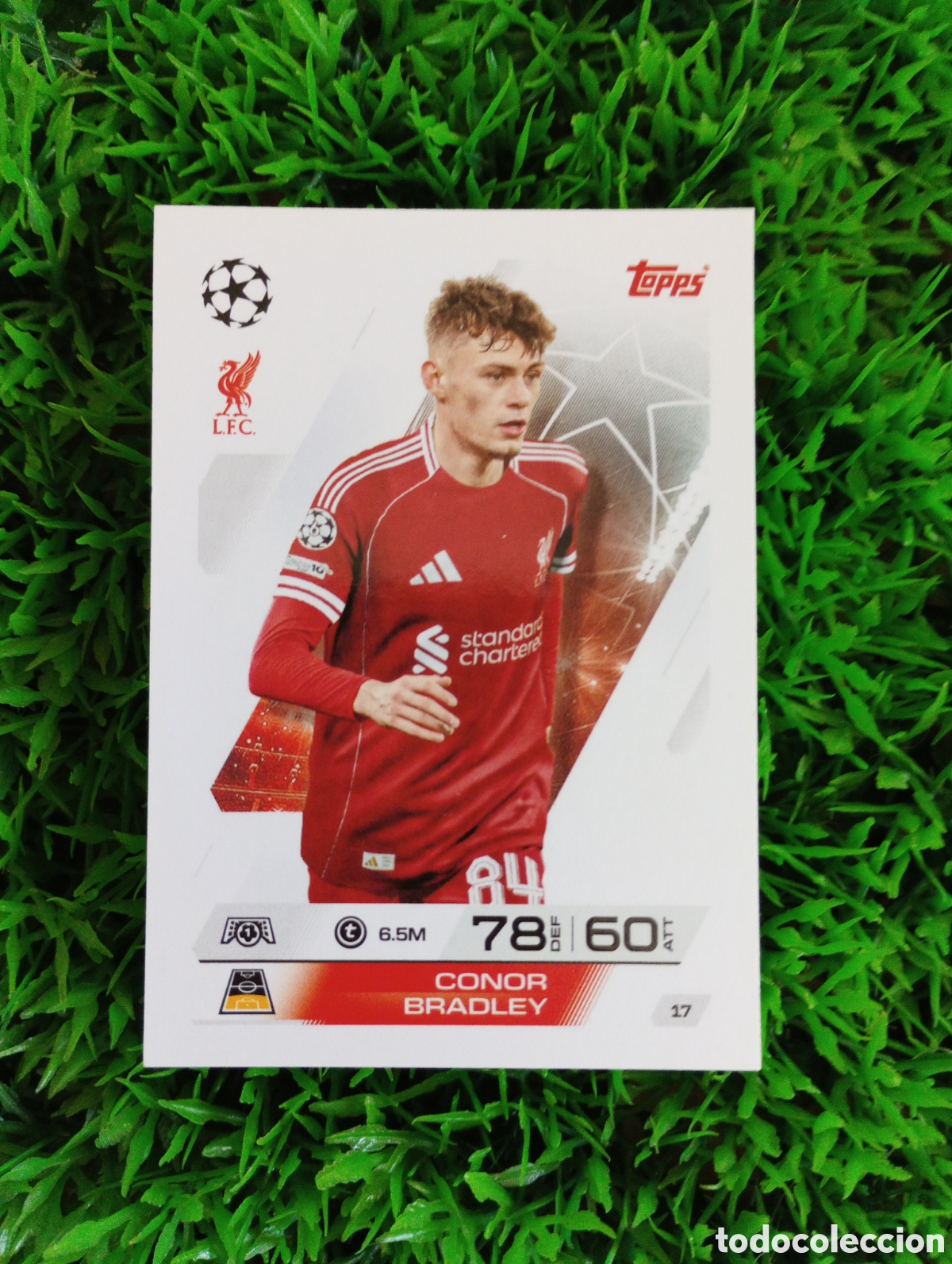 Football Stickers: Bradley Liverpool Match Attax 25-26 # 17