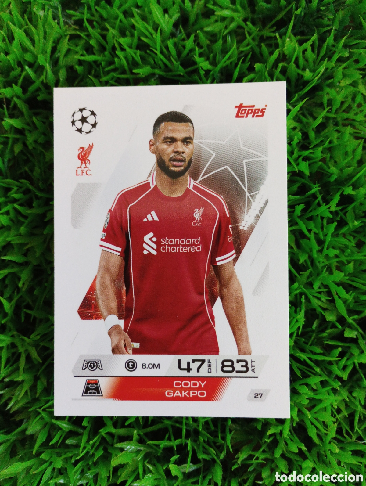 Football Stickers: Gakpo Liverpool Match Attax 25-26 # 27