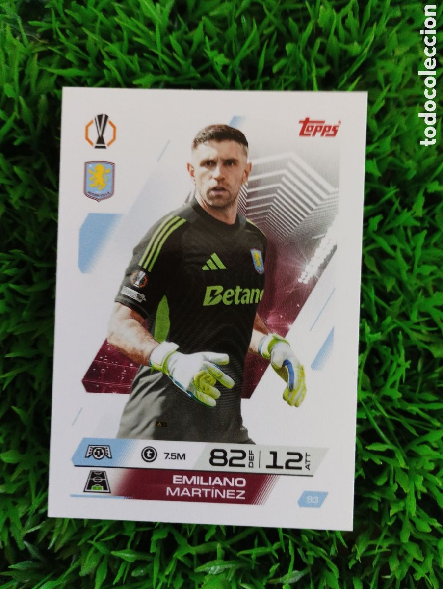 Football Stickers: Emiliano Martinez Aston Villa Match Attax 25-26 # 83