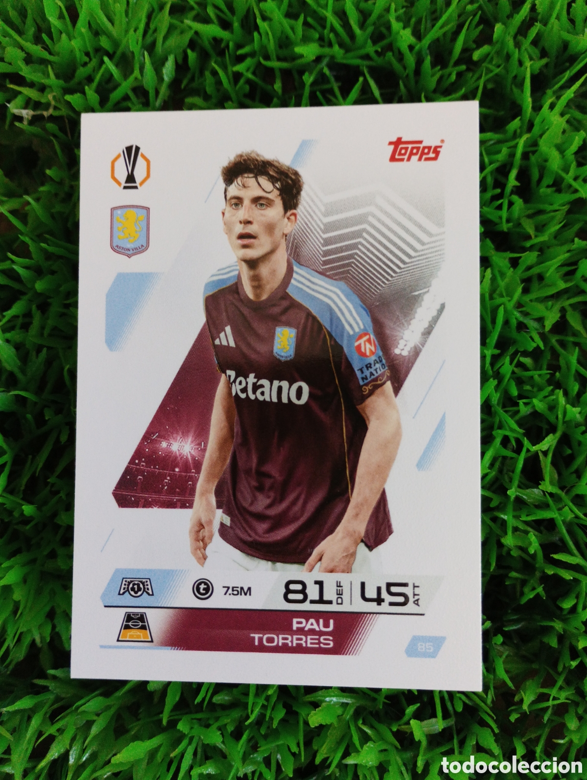 Figurine di Calcio: Pau Torres Aston Villa Match Attax 25-26 # 85