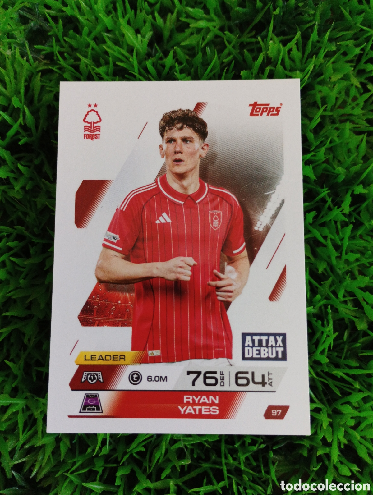 Cromos de F&uacute;tbol: Yates Nottingham Forest Match Attax 25-26 # 97