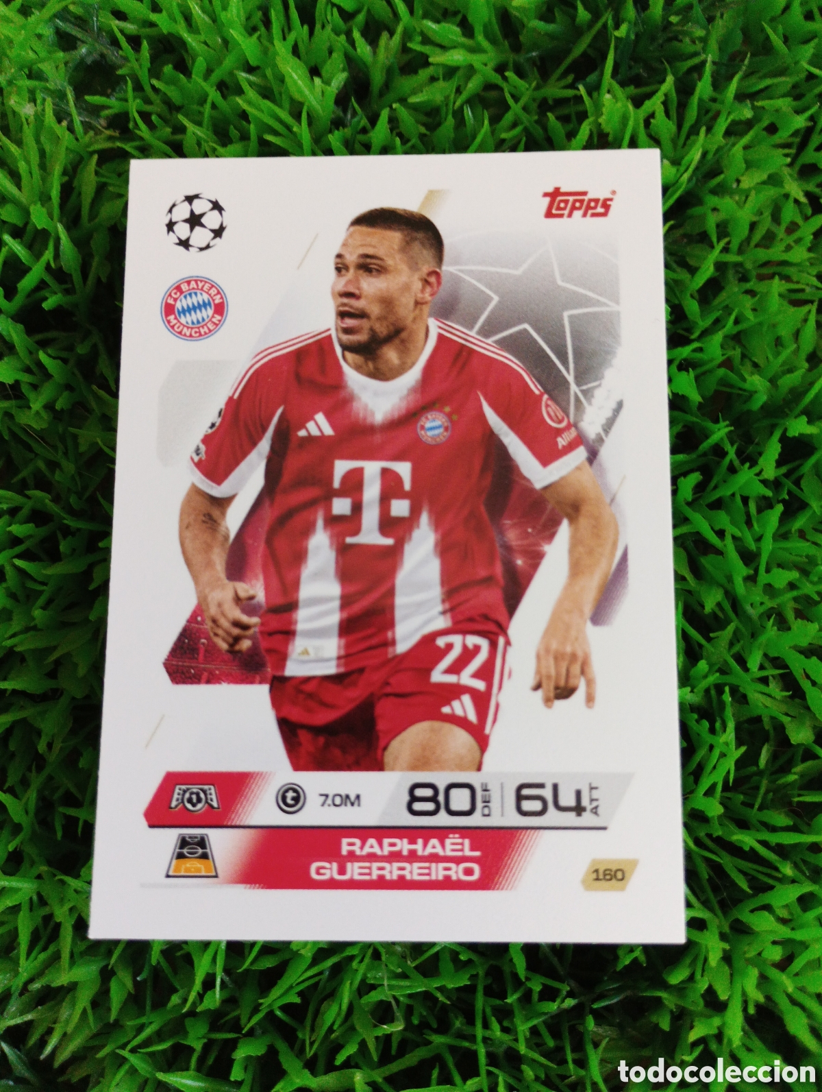 Cromos de F&uacute;tbol: Guerreiro Bayern Munich Match Attax 25-26 # 160