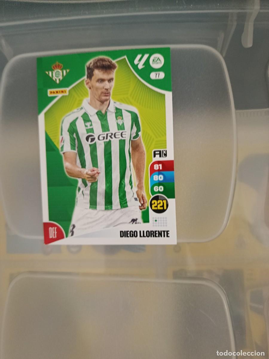 Fu&szlig;ball-Sticker: Adrenalyn 24/25. 77- Diego Llorente. Real Betis.