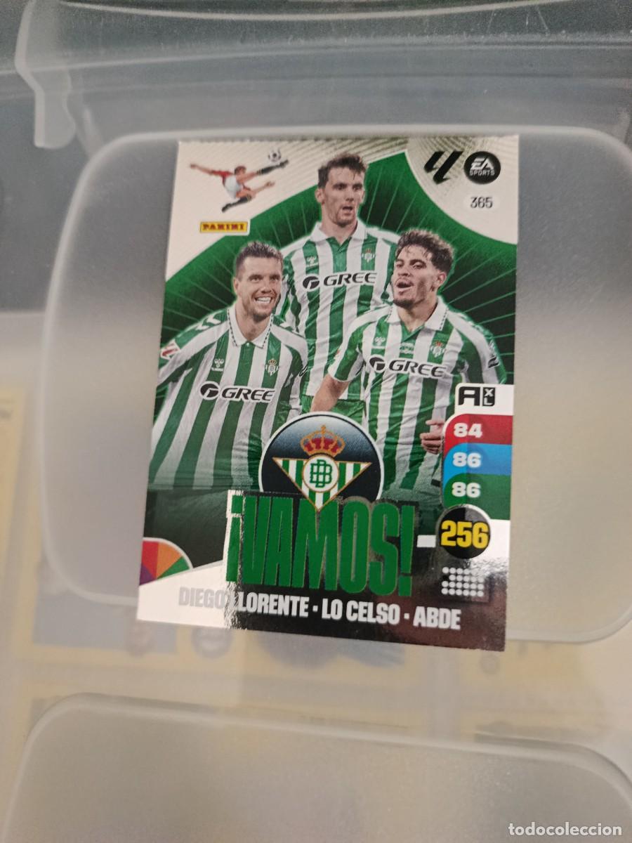 Figurine di Calcio: Adrenalyn 24/25. 385- Vamos. Real Betis. Nuevo fichaje..