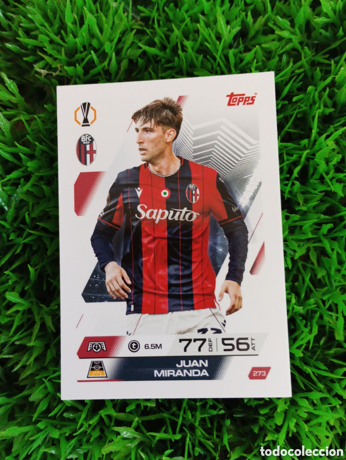 Figurine di Calcio: Juan Miranda Bologna Match Attax 25-26 # 273