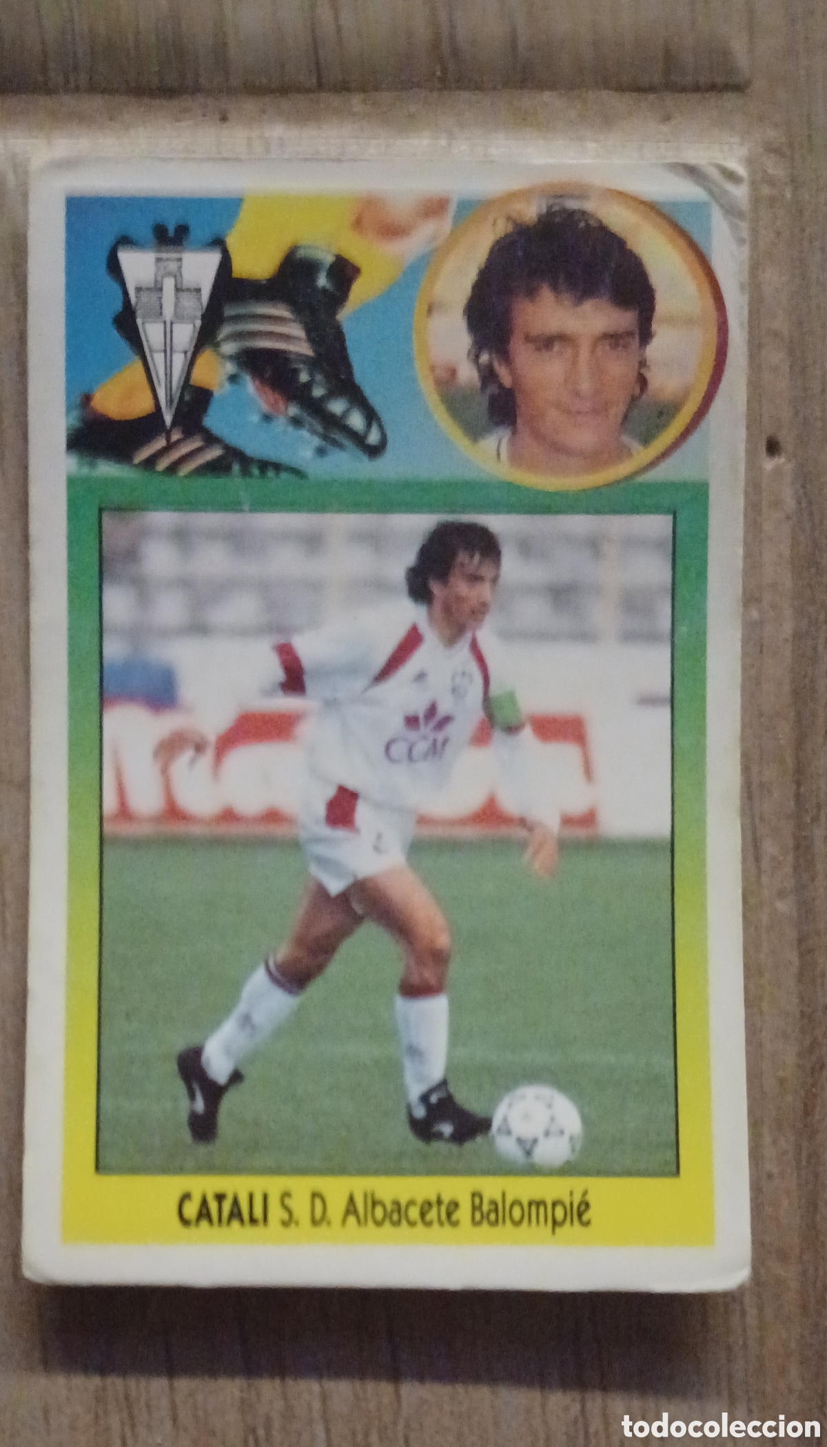 Figurine di Calcio: CROMO CATALI BAJA ALBACETE BALOMPIE EDICIONES ESTE FUTBOL LIGA ESPA&Ntilde;A 93 94 CARTON NUNCA PEGADO