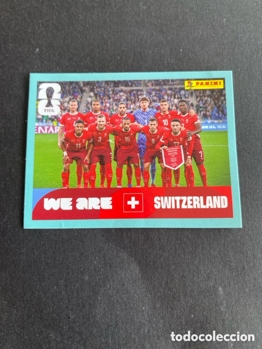 Figurine di Calcio: Cromo Suiza N* 13 Mundial 2026