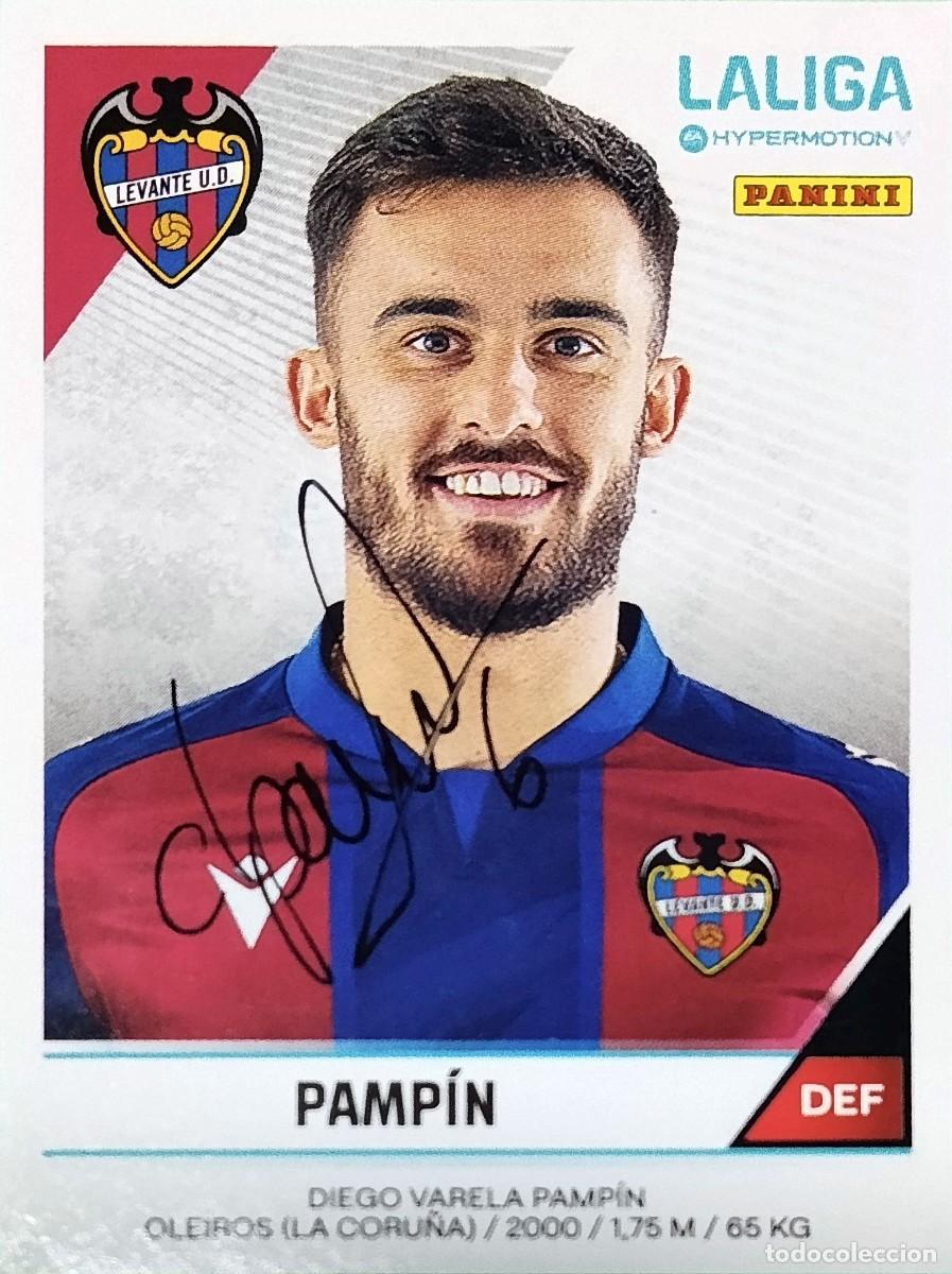 Cromos de F&uacute;tbol: CROMO FIRMADO - AUTOGRAFO FUTBOL - PAMPIN - LEVANTE