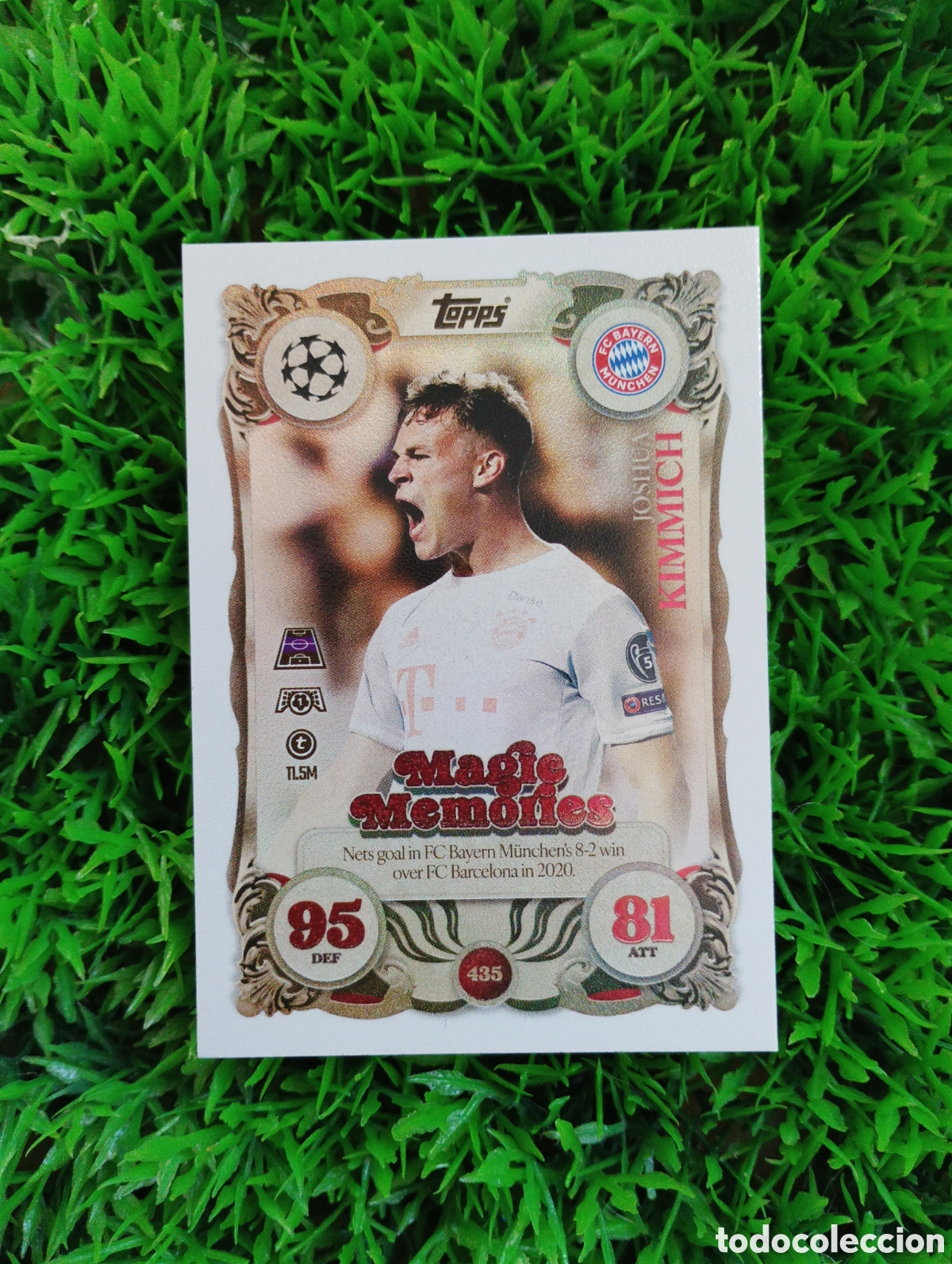 Cromos de F&uacute;tbol: Kimmich Bayern Munich MAGIC MEMORIES Match Attax 25-26 # 435