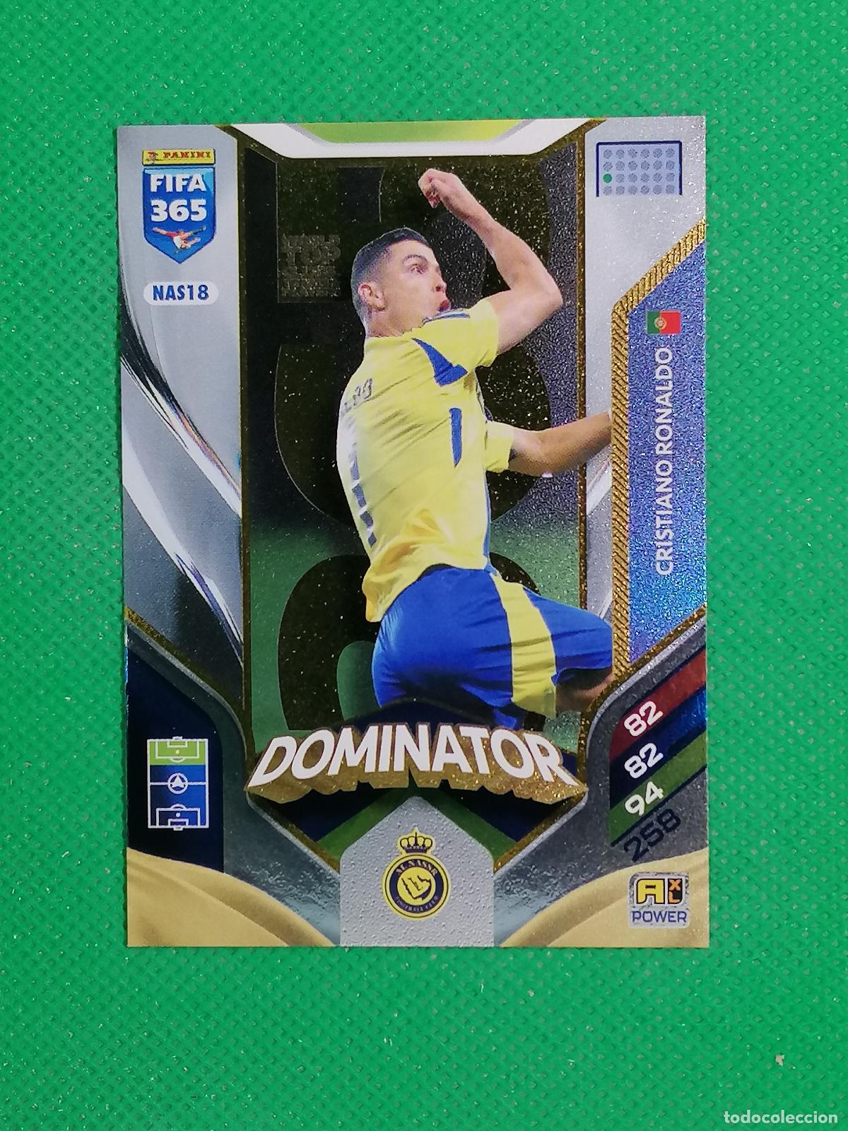 Cromos de F&uacute;tbol: NAS18 CRISTIANO RONALDO DOMINATOR AL NASSR ⚽ PANINI ADRENALYN FIFA 365 2025 2026 25 26 ⚽