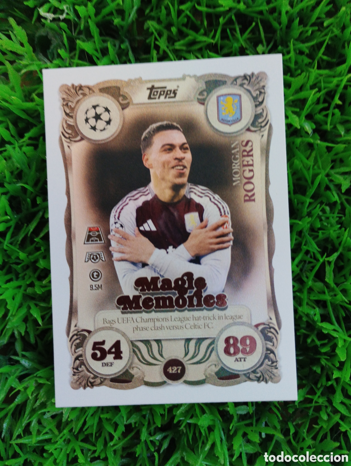 Cromos de F&uacute;tbol: Rogers Aston Villa MAGIC MEMORIES Match Attax 25-26 # 427