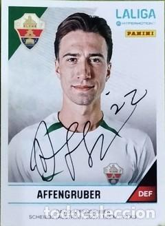 Cromos de F&uacute;tbol: CROMO FIRMADO - AUTOGRAFO FUTBOL - AFFENGRUBER - ELCHE