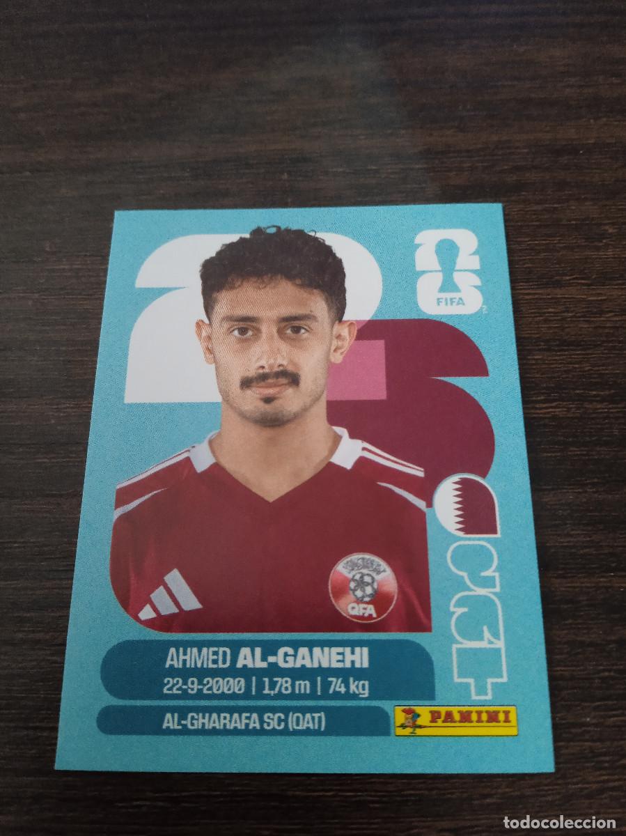 Cromos de F&uacute;tbol: Cromo Mundial Futbol 2026 Panini canada usa Mexico Qatar Ahmed Al-Ganehi QAT 19