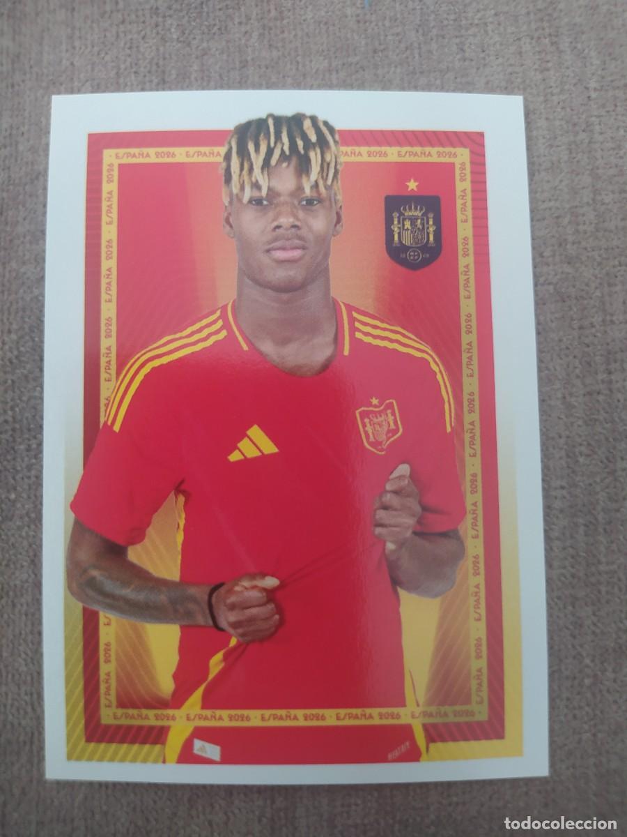 Cromos de F&uacute;tbol: Pegatina 59 Nico Williams Espa&ntilde;a Mundial 2026 Carrefour Panini