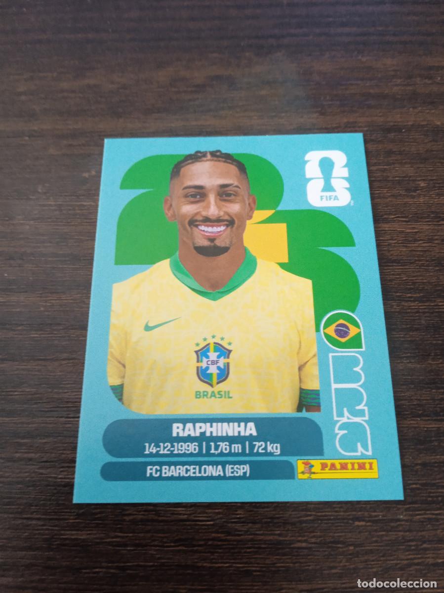 Cromos de F&uacute;tbol: Cromo Mundial Futbol 2026 Panini canada usa Mexico Brasil Raphinha BRA 19