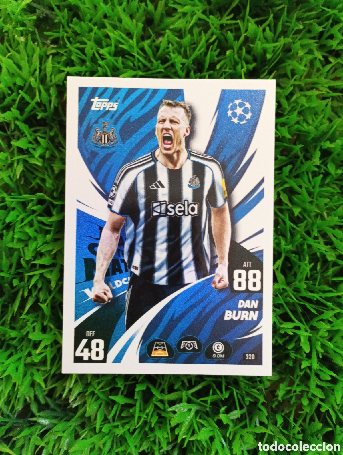 Football Stickers: Burn Newcastle MAN OF THE MATCH Match Attax 25-26 # 320
