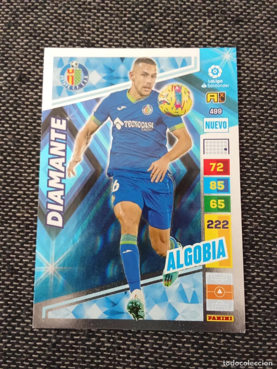 Football Stickers: 499 algobia Getafe nuevo diamante ADRENALYN 2022-23