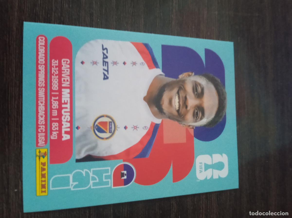 Cromos de F&uacute;tbol: Cromo Mundial Futbol 2026 Panini canada usa Mexico haiti Garven Metusala HAI 8
