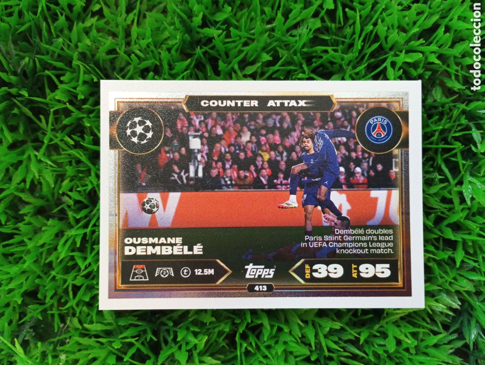 Cromos de Futebol: Dembele Paris Saint-Germain COUNTER ATTAX Match Attax 25-26 # 413