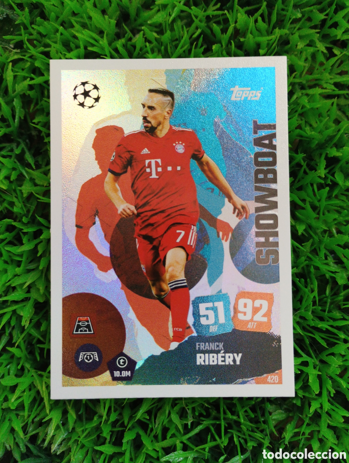 Cromos de Futebol: Ribery Bayern Munich SHOWBOAT Match Attax 25-26 # 420