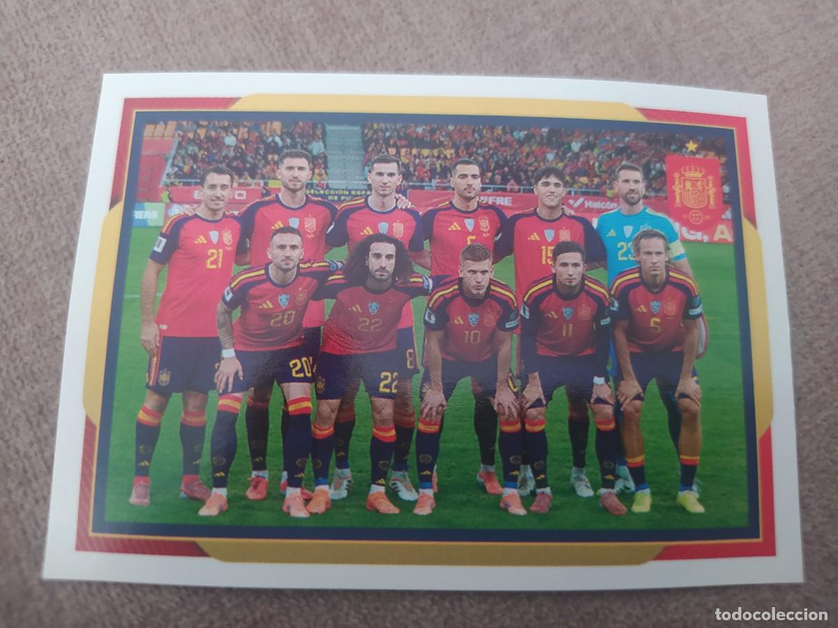 Cromos de F&uacute;tbol: Pegatina 04 Alineaci&oacute;n 4 Espa&ntilde;a Mundial 2026 Carrefour Panini