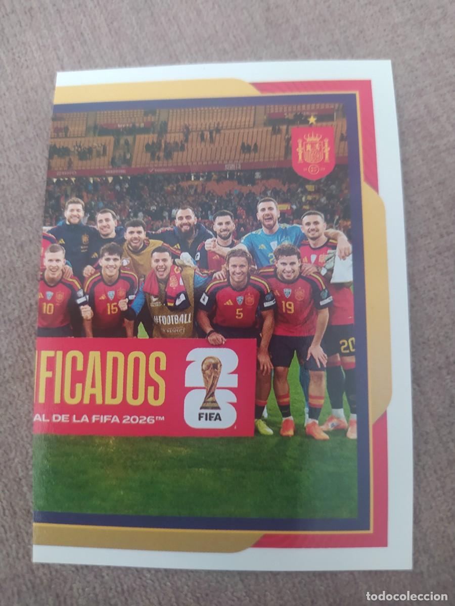 Cromos de F&uacute;tbol: Pegatina 03 Clasificados Derecha 3 Espa&ntilde;a Mundial 2026 Carrefour Panini