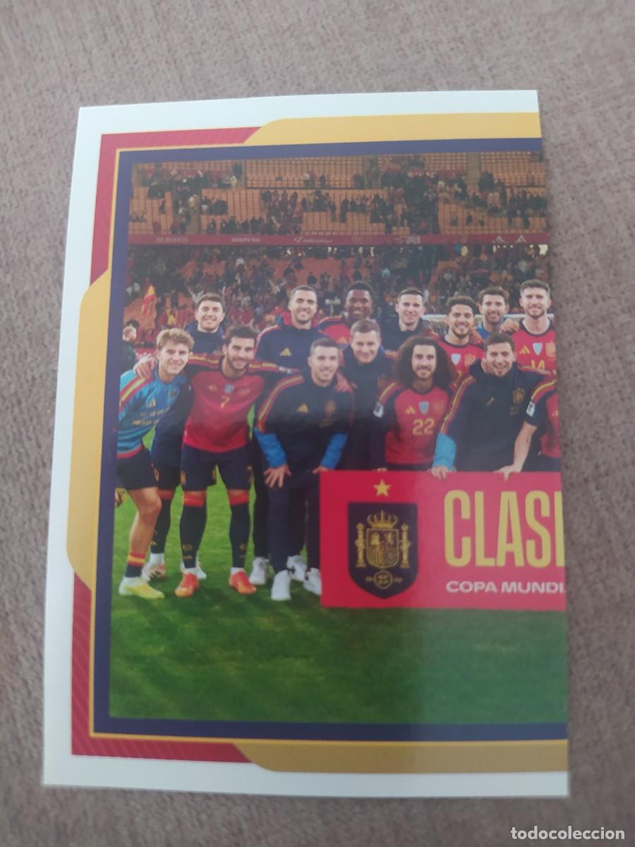 Cromos de F&uacute;tbol: Pegatina 02 Clasificados Izquierda 2 Espa&ntilde;a Mundial 2026 Carrefour Panini