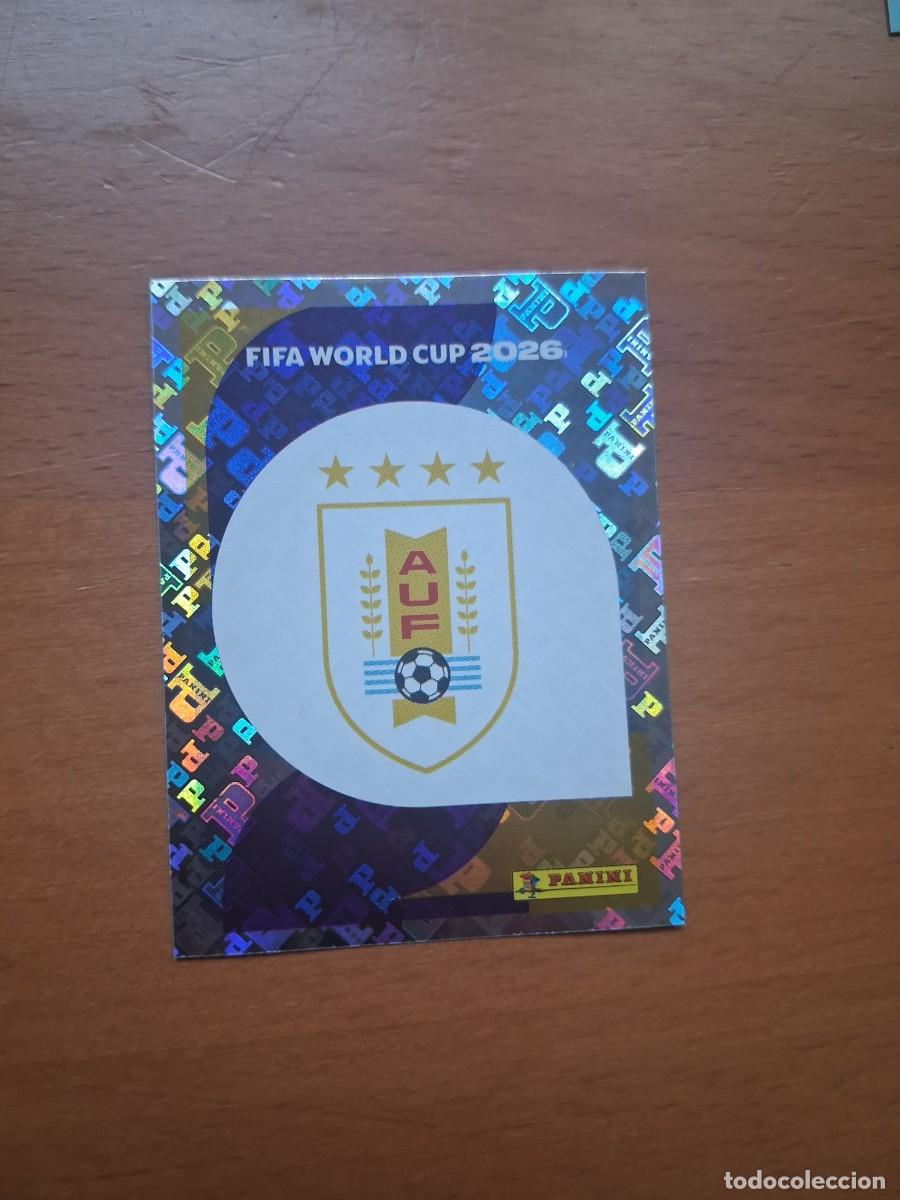 Cromos de F&uacute;tbol: Fifa World Cup 26 Mundial 2026 URU 1 Uruguay Escudo Logo