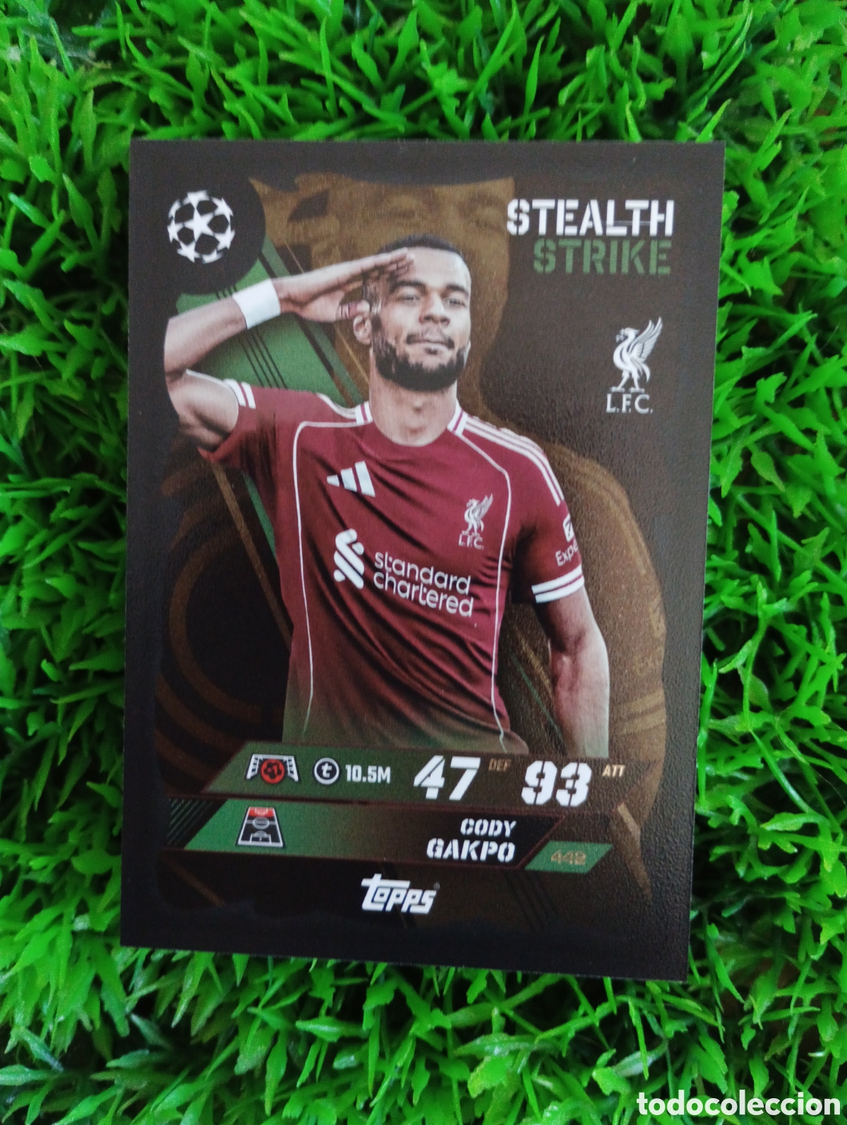 Cromos de F&uacute;tbol: Gakpo Liverpool STEALTH STRIKE Match Attax 25-26 # 442